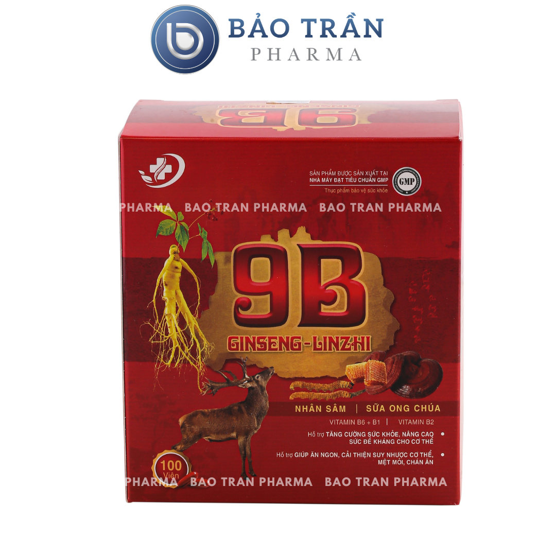 Vitamin 9B With Ginseng bổi bổ cơ thểm tăng cường sức đề kháng