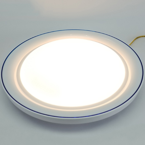 Đèn led ốp trần 22/45 ốp viền xanh dương đổi màu