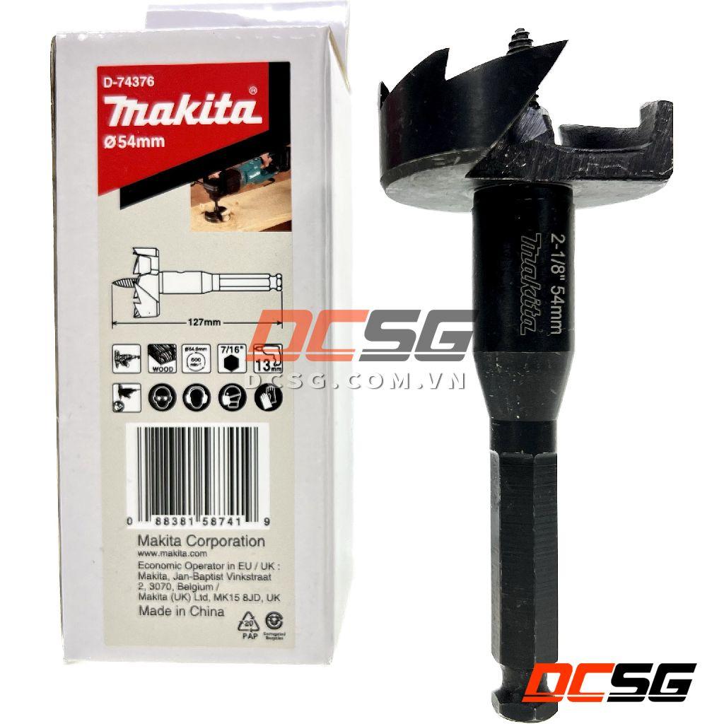 Mũi khoét gỗ 54x127mm chuôi lục giác 7/16" Makita D-74376 | DCSG