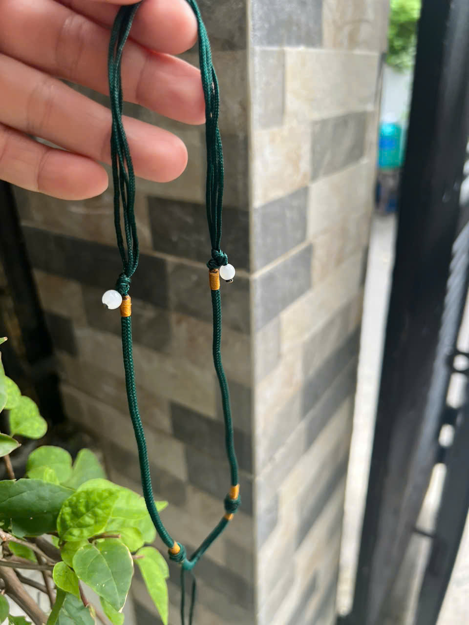 Sợi Dây Đeo cổ mới Xanh Rêu Đậm Đẹp Kiểu dạng rút size 3mm x dài trồng cổ Anh Chị tự chỉnh theo ý 23cm - 30cm Phối với mặt Phật, mặt dây chuyền nam nữ đeo được hết rẻ đẹp ạ