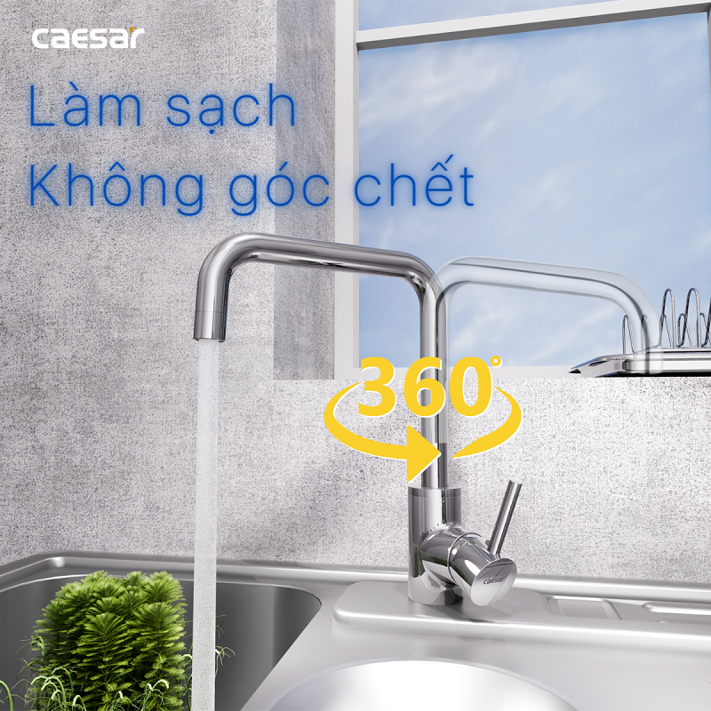 Vòi Bếp Nóng Lạnh - K685C