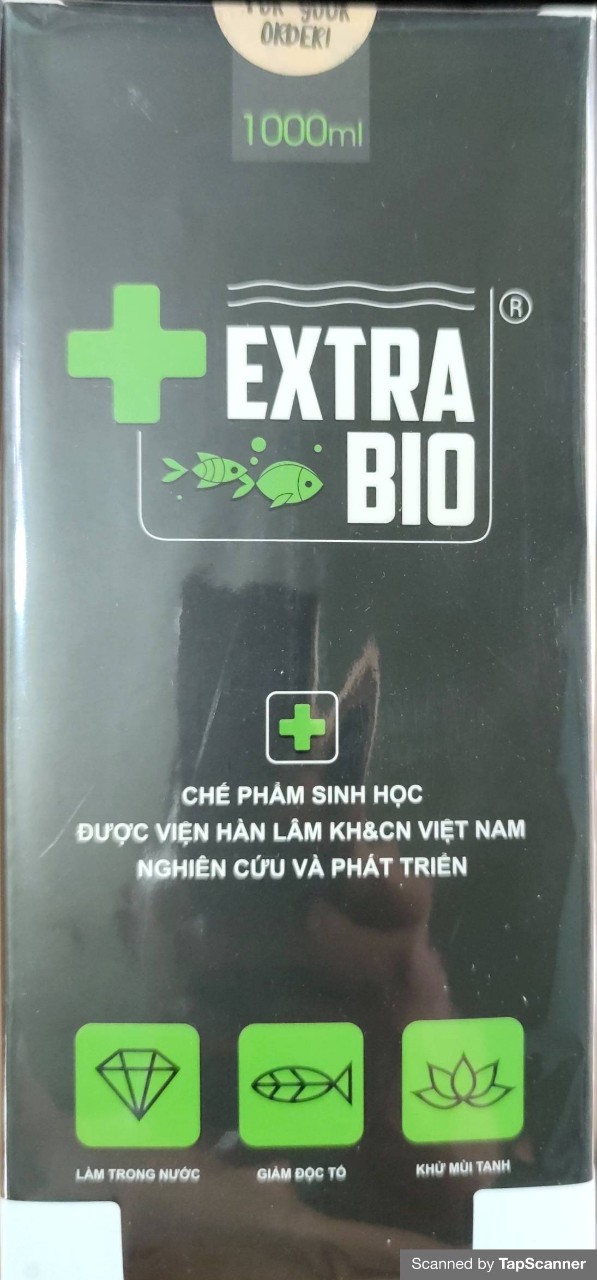 Men vi sinh Extra Bio 1000ML 1 Lít - ExtraBio Chế phẩm xử lý nước cho hồ cá