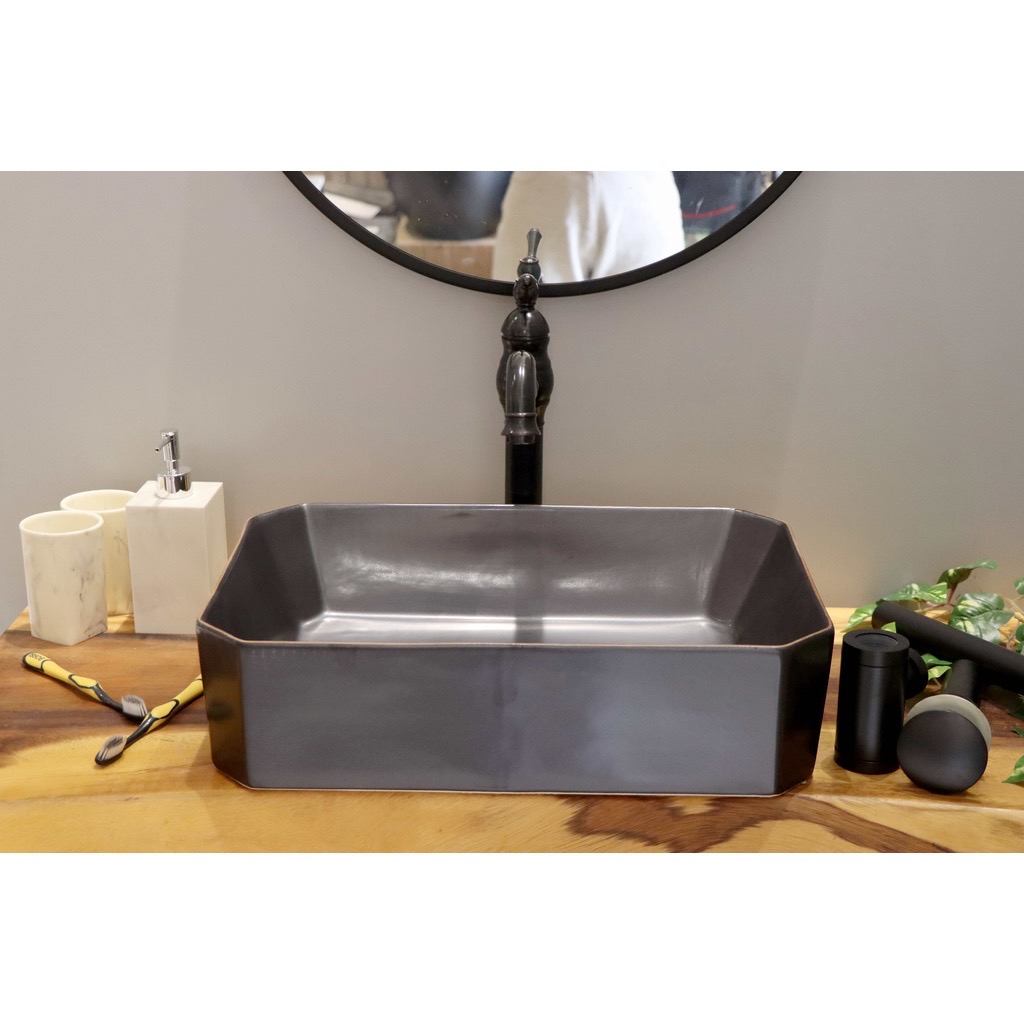 Chậu sứ mỹ thuật - Lavabo đặt bàn mỹ nghệ