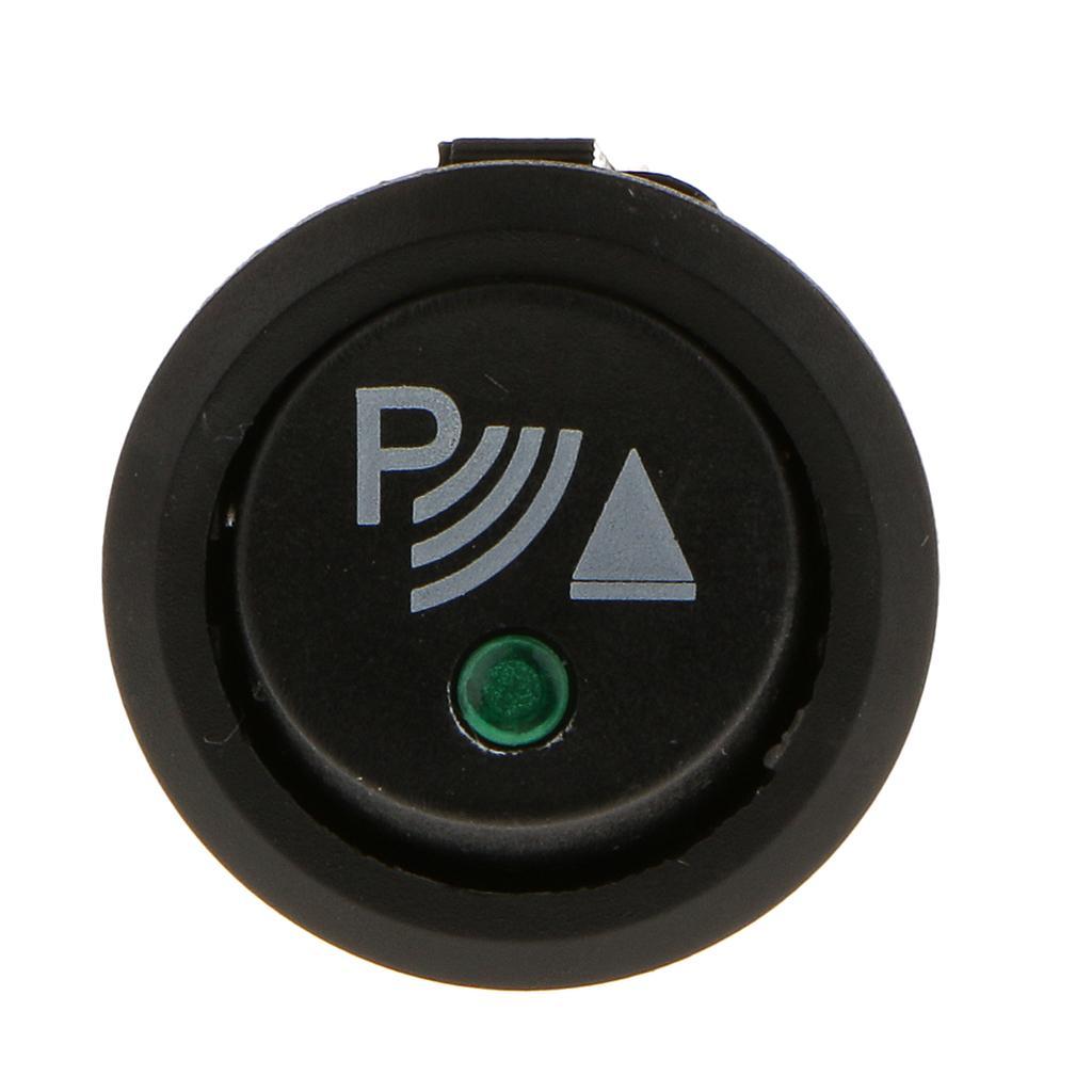 3x12V Front Rocker Wireless Parking Sensor Switch Button Kits for Car Rv