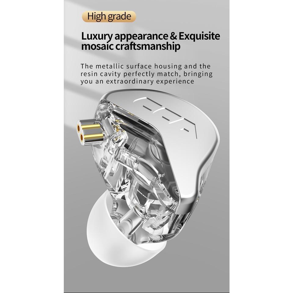 Tai nghe nhét tai có dây CCA CRA phong cách thể thao cao cấp