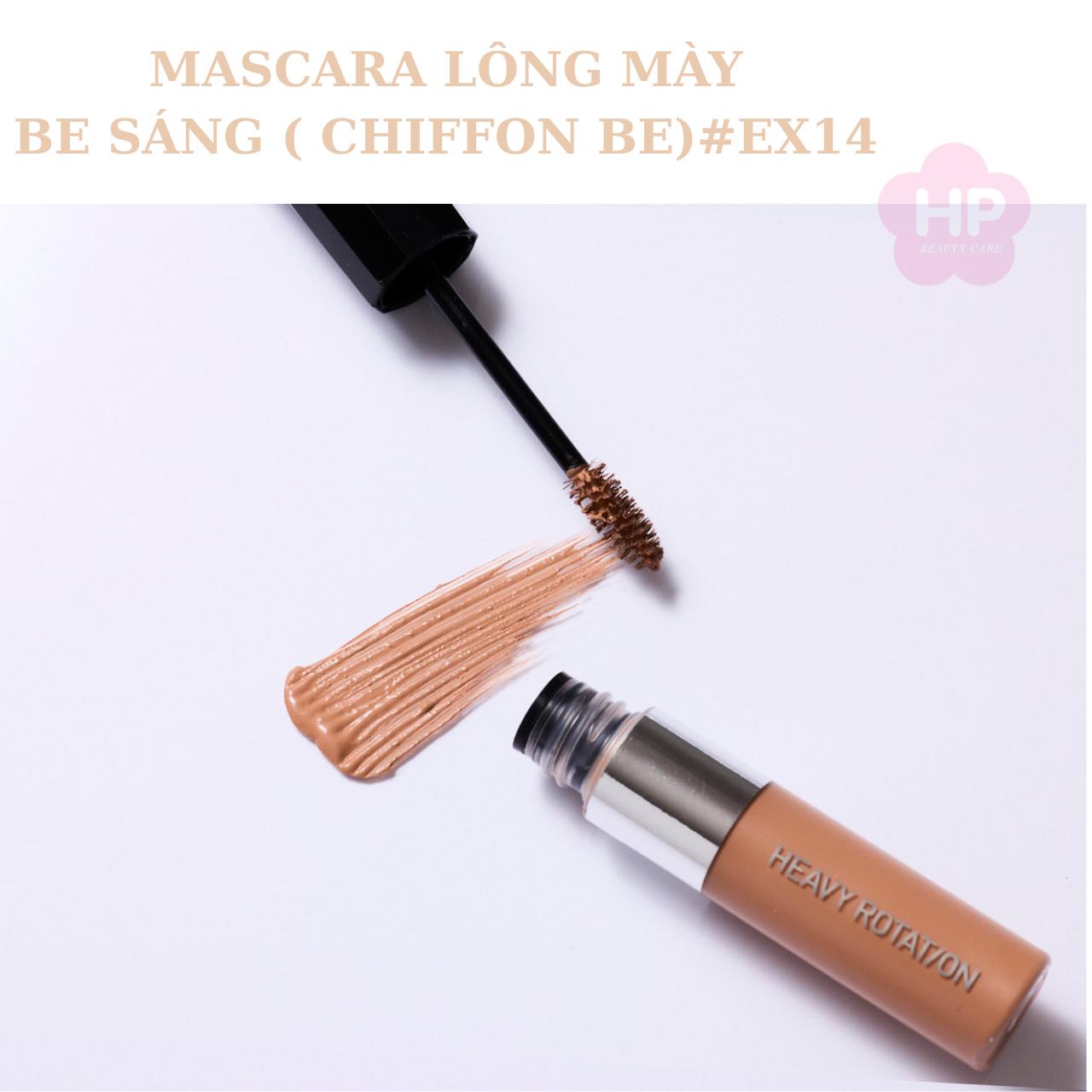 Mascara Chải Đổi Màu Lông Mày Chống Trôi Siêu Bền Màu Be Sáng EX #14 Kissme Heavy Rotation 8 G