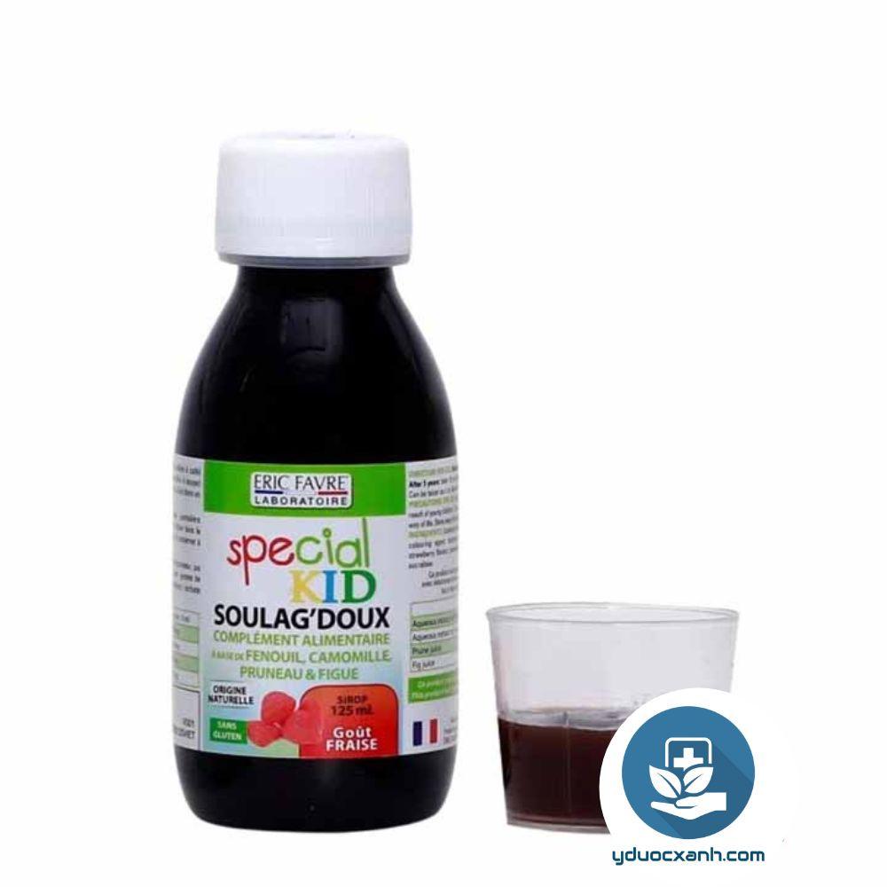 SPECIAL KID SOULAGDOUX, 125ml, Siro bổ sung chất xơ cho bé của Pháp - Y Dược Xanh