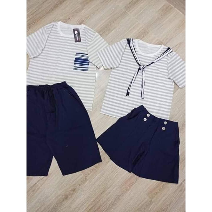 Set đồ đôi nam nữ FREESHIP áo đôi áo cặp COUPLE AV71