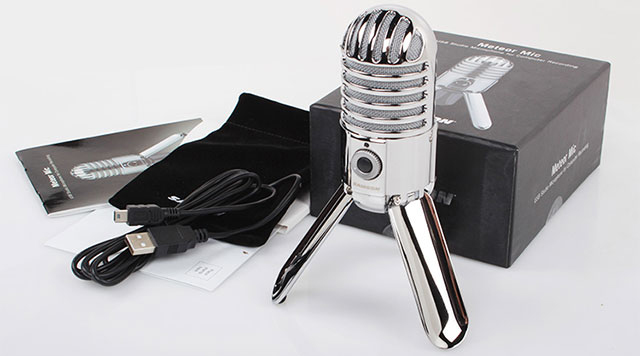 Micro Thu Âm USB - Samson Meteor Mic - Hàng chính hãng