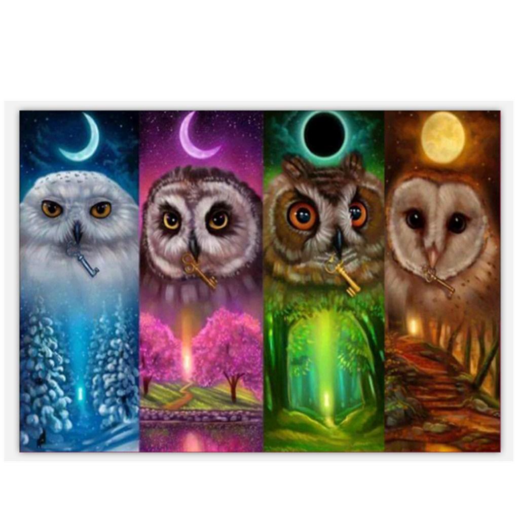DIY 5D Diamond Painting Embroidery DIY Paint By Number Kit Home Wall Decoration 40x30cm