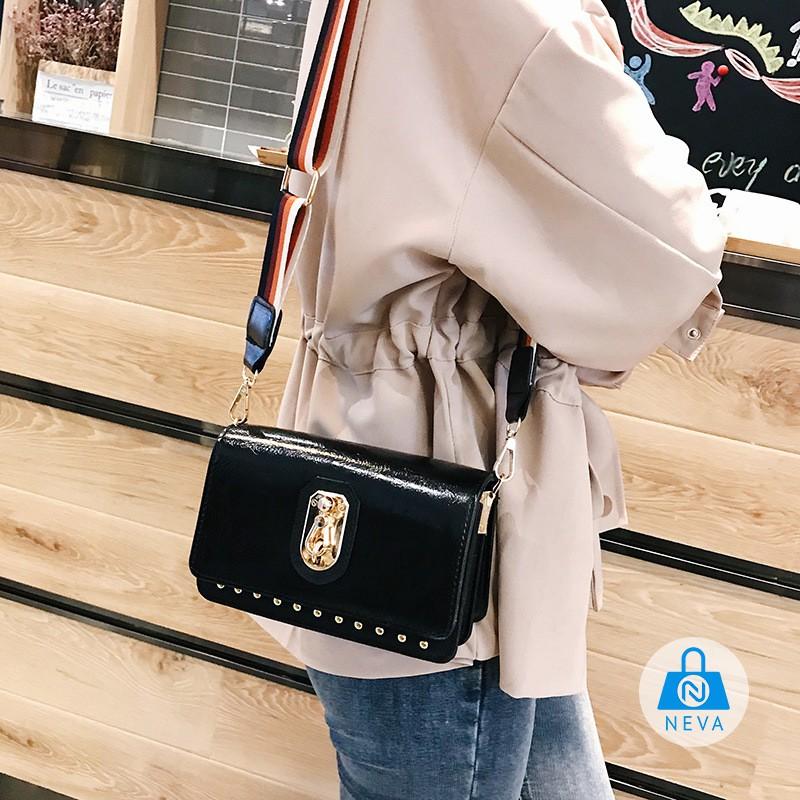 (HOT) Túi đeo vai xu hướng đinh tán NEVA086 Phong Cách Hàn Quốc