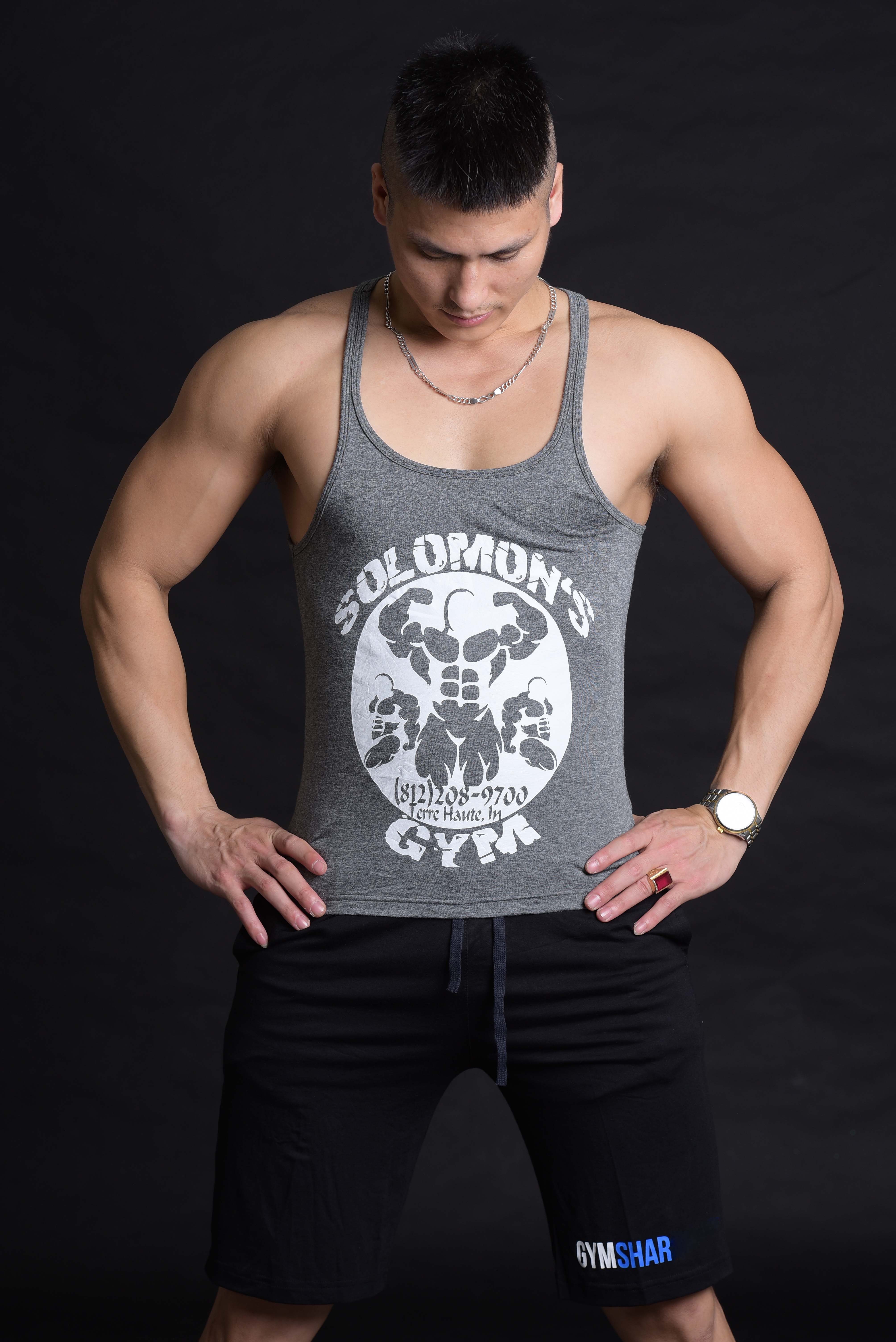 Aoa ba lỗ nam dây nhỏ tập gym