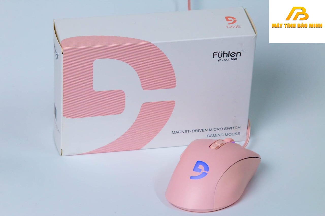 Chuột Gaming Fuhlen G90 Màu Hồng - Hàng Chính Hãng