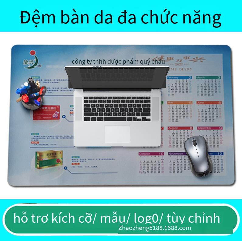 Phong cách mới nhất mới lớn và nhỏ miếng lót chuột bằng da mờ bàn máy tính tùy chỉnh