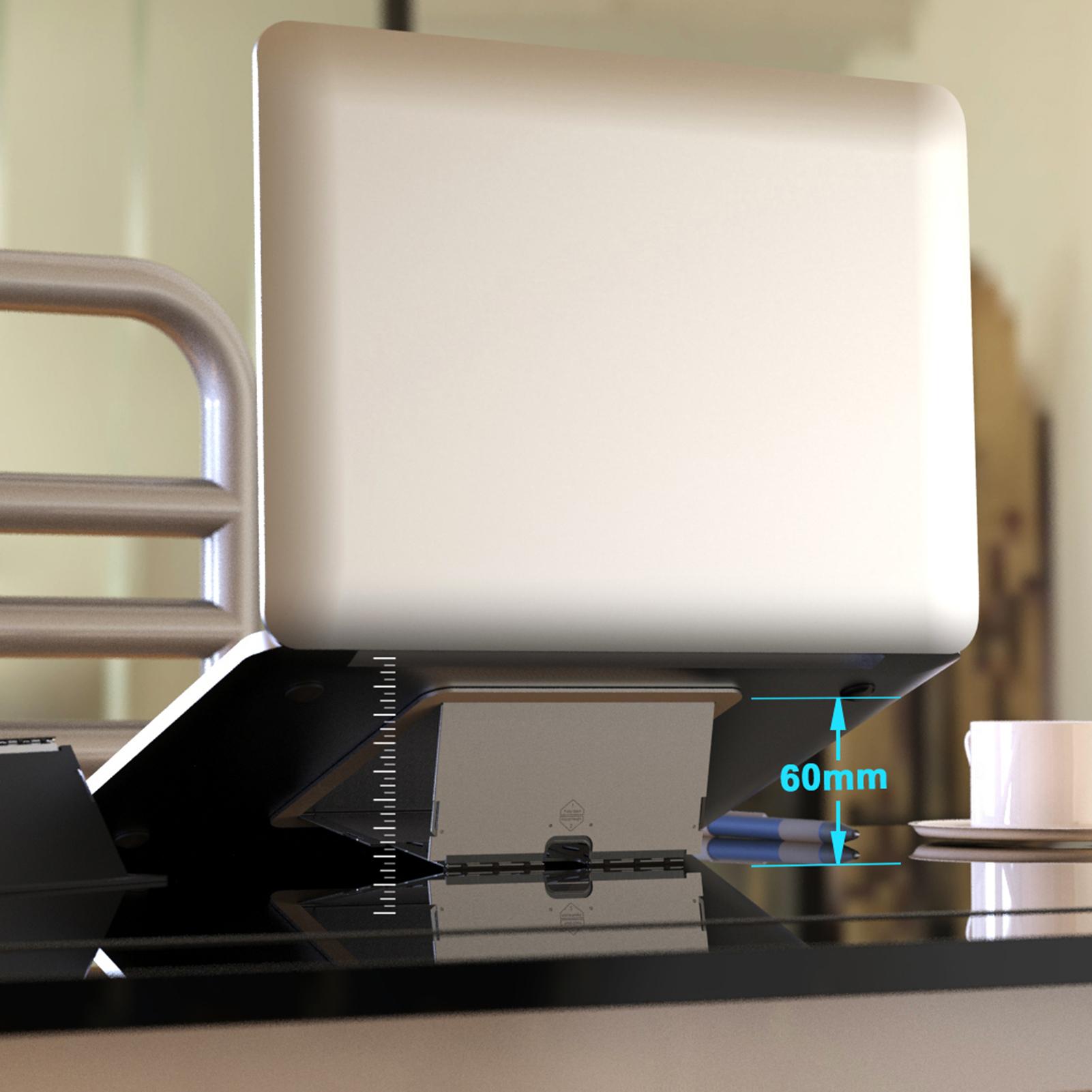 Đế máy tính xách tay siêu mỏng Mặt bàn có thể gập lại 6 cấp độ