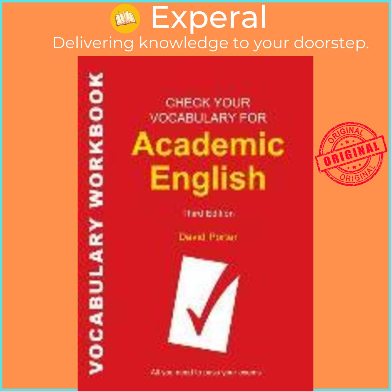 Hình ảnh Sách - Check Your Vocabulary for Academic English : All You Need to Pass Your Ex by David Porter (UK edition, paperback)