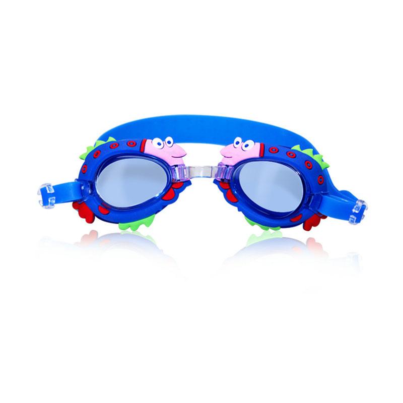 Kính Bơi Trẻ Em Kính Bơi Chống Sương Mù Chống Tia UV Trẻ Em Đào Tạo Mặt Nạ Kính Mắt Trường Hợp Ong Ếch Cua Cá Heo