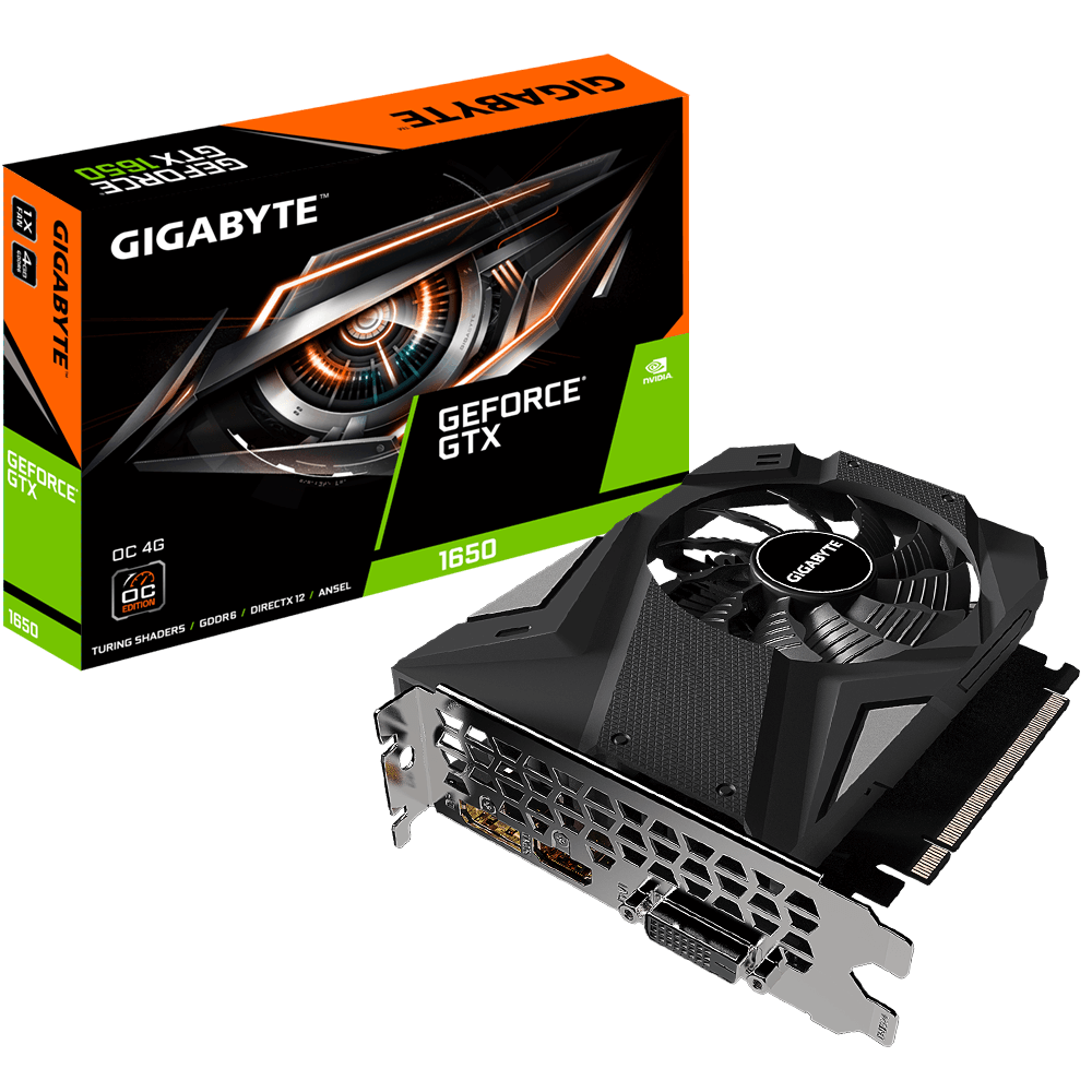 Card màn hình Gigabyte GeForce GTX 1650 D6 OC --Hàng Chính Hãng