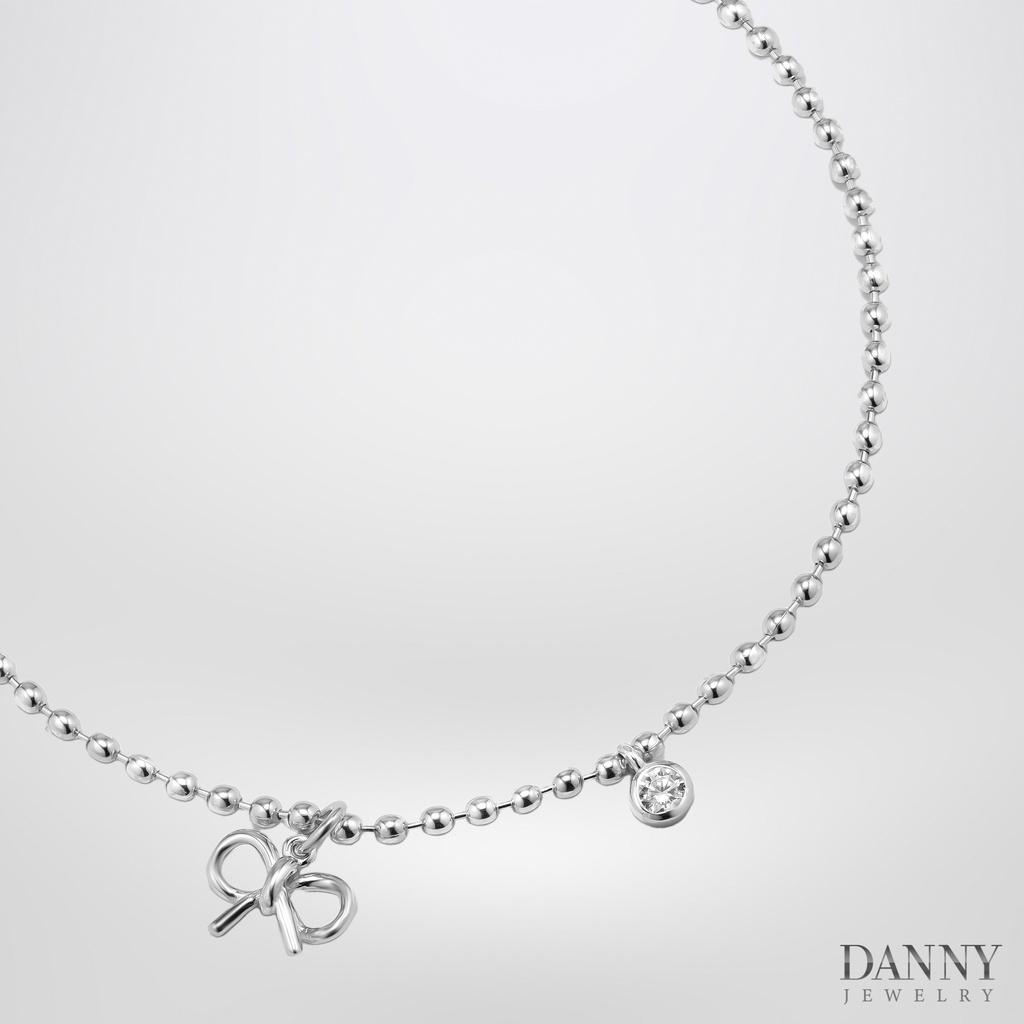Lắc Tay Danny Jewelry Bạc 925 Xi Rhodium Dây Bi Đính Phụ Kiện LACY76