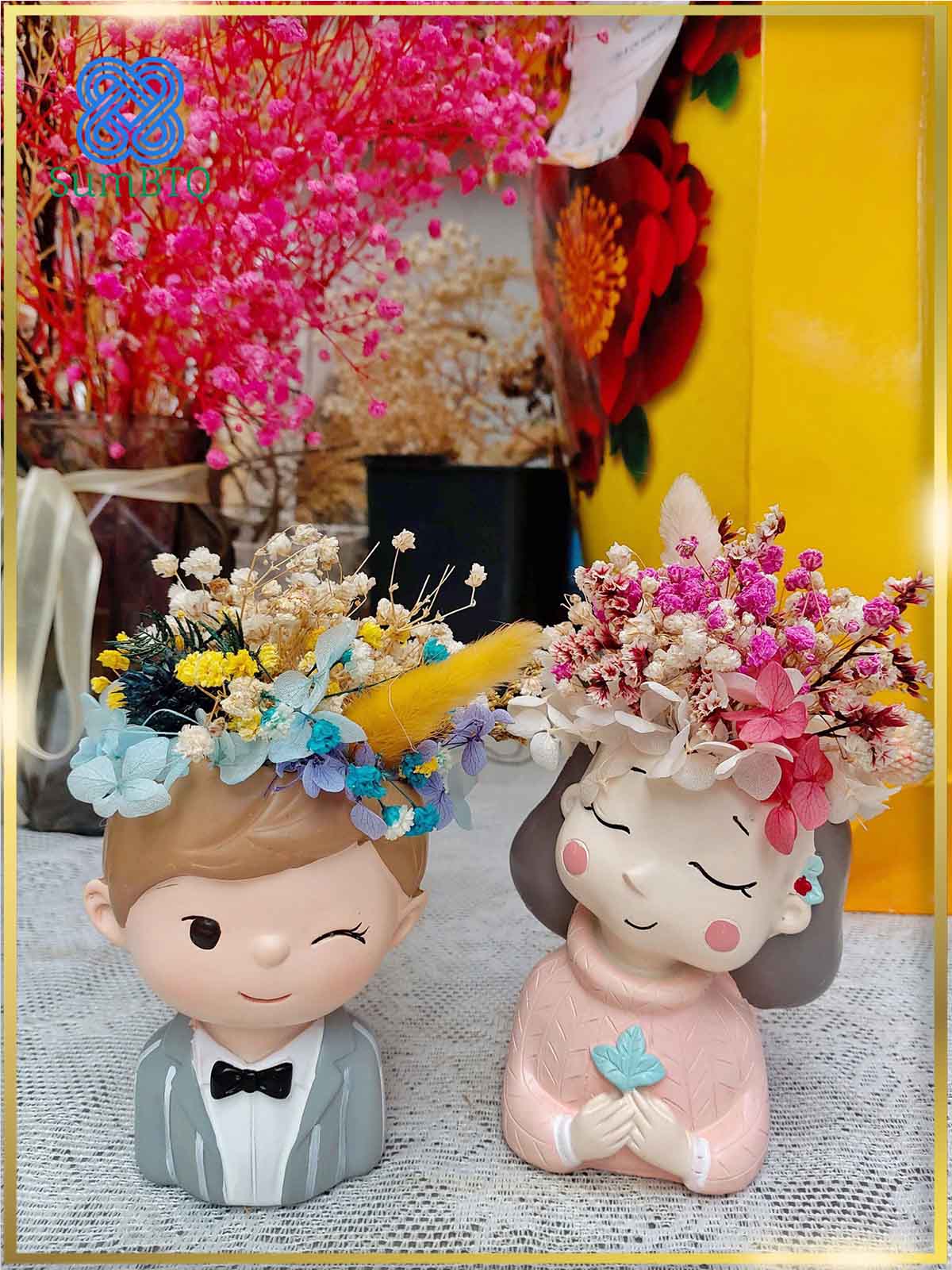 Tượng Trang Trí Couple Chàng Trai Cô Gái 025