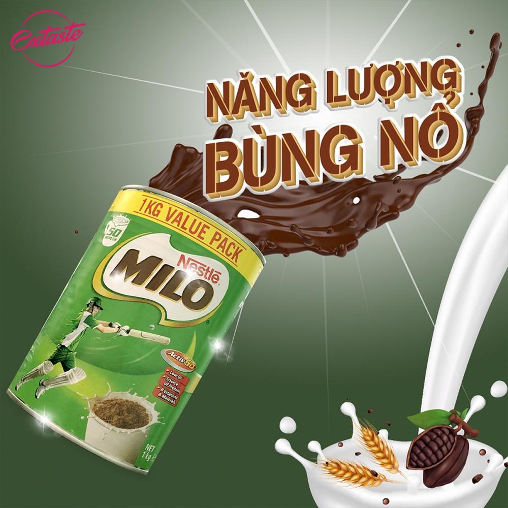 Sữa Milo Úc Nestle 1.1kg giàu dinh dưỡng giúp trẻ phát triển chiều cao và tăng cường sức khỏe