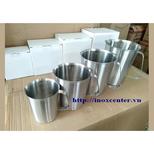 Ca đong cao cấp inox 304 Dung tích : 500ml, 700ml, 1000ml, 1500ml, 2000ml