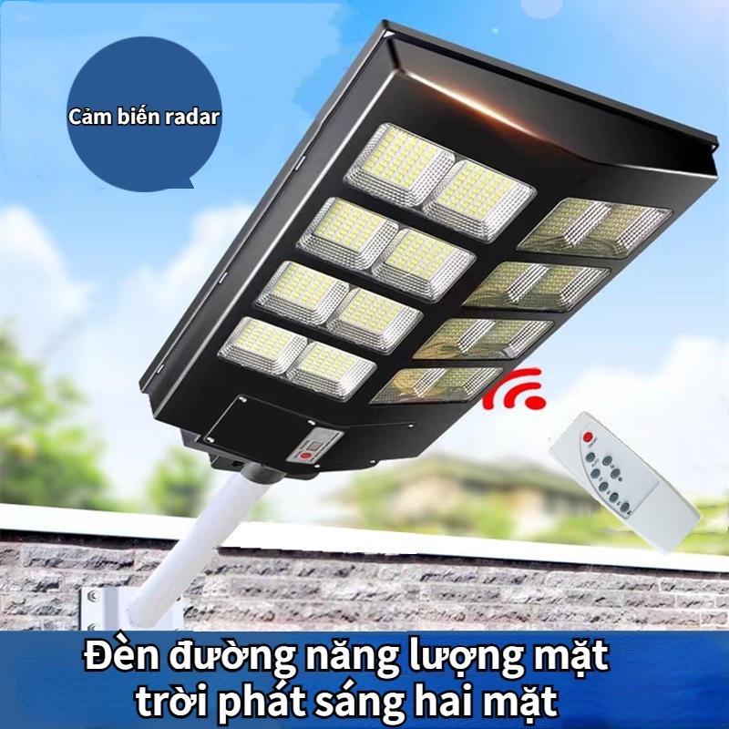 Đèn chiếu sáng sân vườn kho xưởng, Bảo hành 2 ，năm tiêu chuẩn IP67，Đèn Năng Lượng Mặt Trời sân vườn liền thể kép 800W