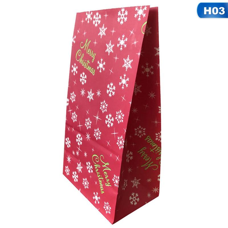 Set 10 Túi Giấy Đựng Quà Giáng Sinh Dễ Thương