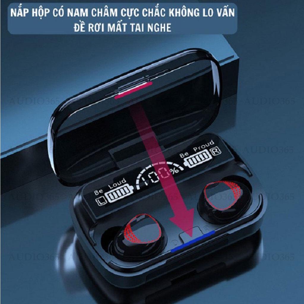 Tai Nghe Bluetooth Gaming M10 Pro Tai Nghe Không dây phiên Bản Nâng Cấp Pin Trâu, Nút Cảm Ứng Tự Động Kết Nối Pon Case