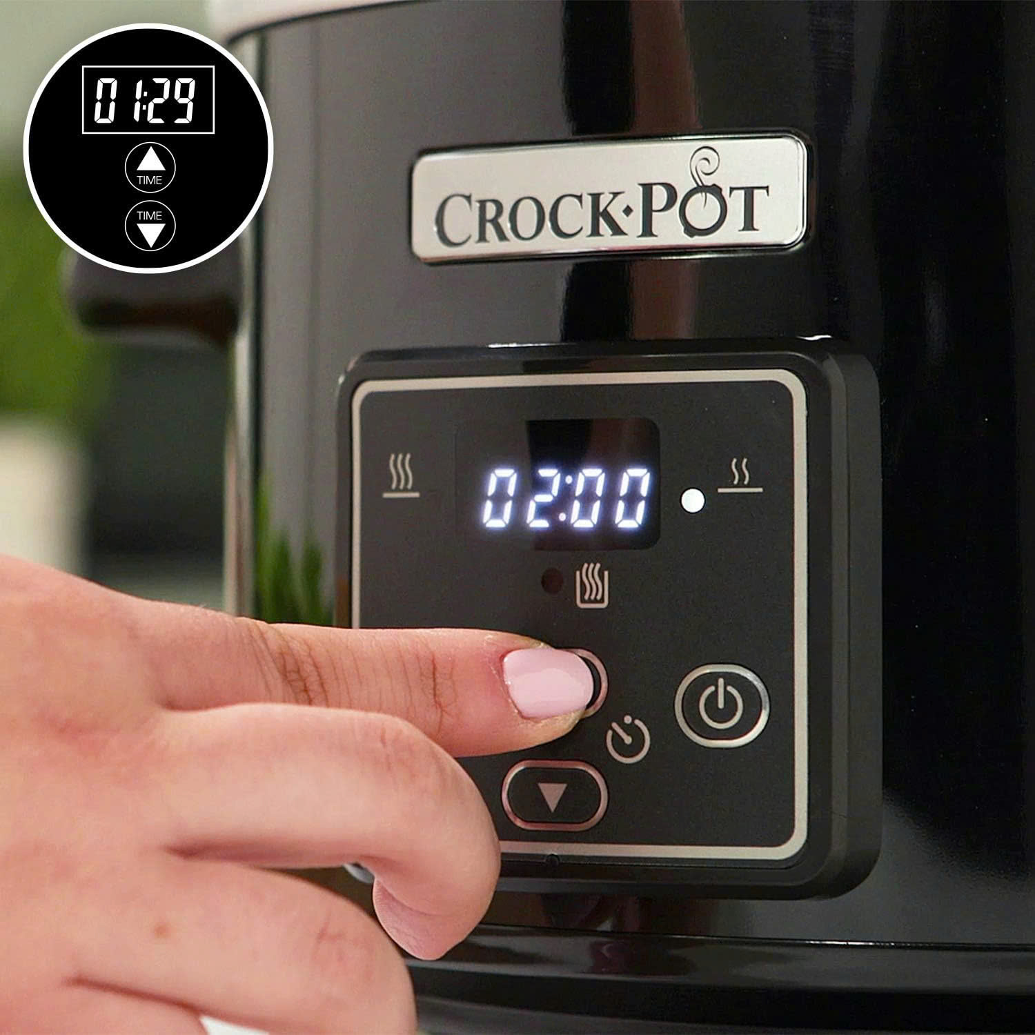 NỒI NẤU CHẬM CROCKPOT CSC061X 2.4L MÀU ĐEN Hàng chính hãng