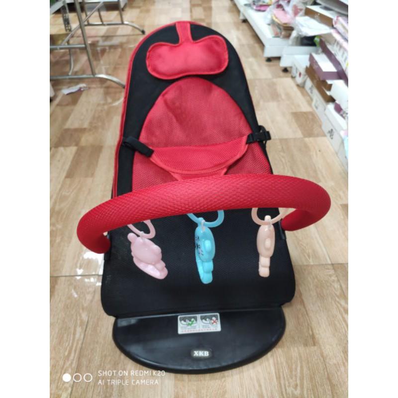 (Hàng loại 1) Ghế nhún ghế rung cho bé kèm thanh đồ chơi gối