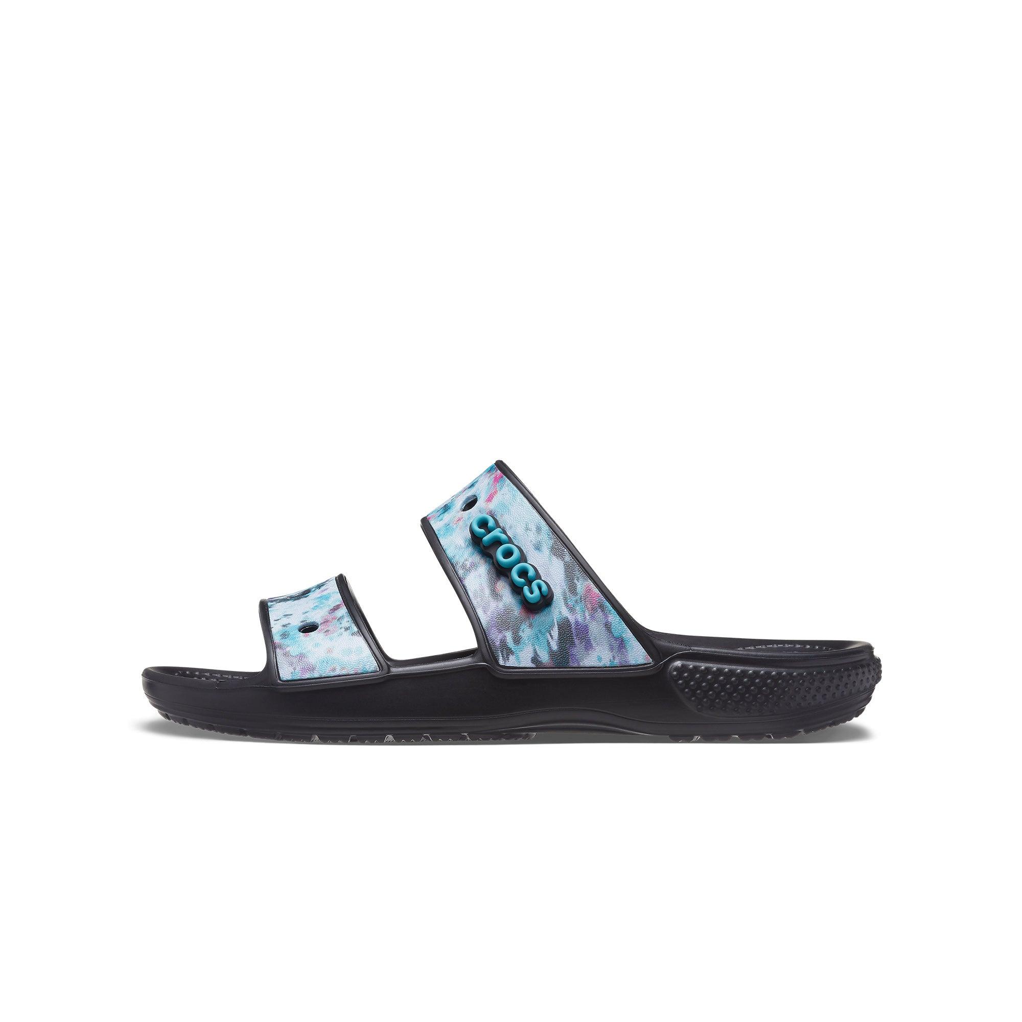 Dép nhựa unisex Crocs Classic Tie Dye - 207283-988