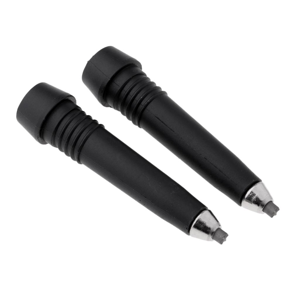 Pack of 2pcs Trekking Pole Tips Walking Stick Protector Hiking Accessories