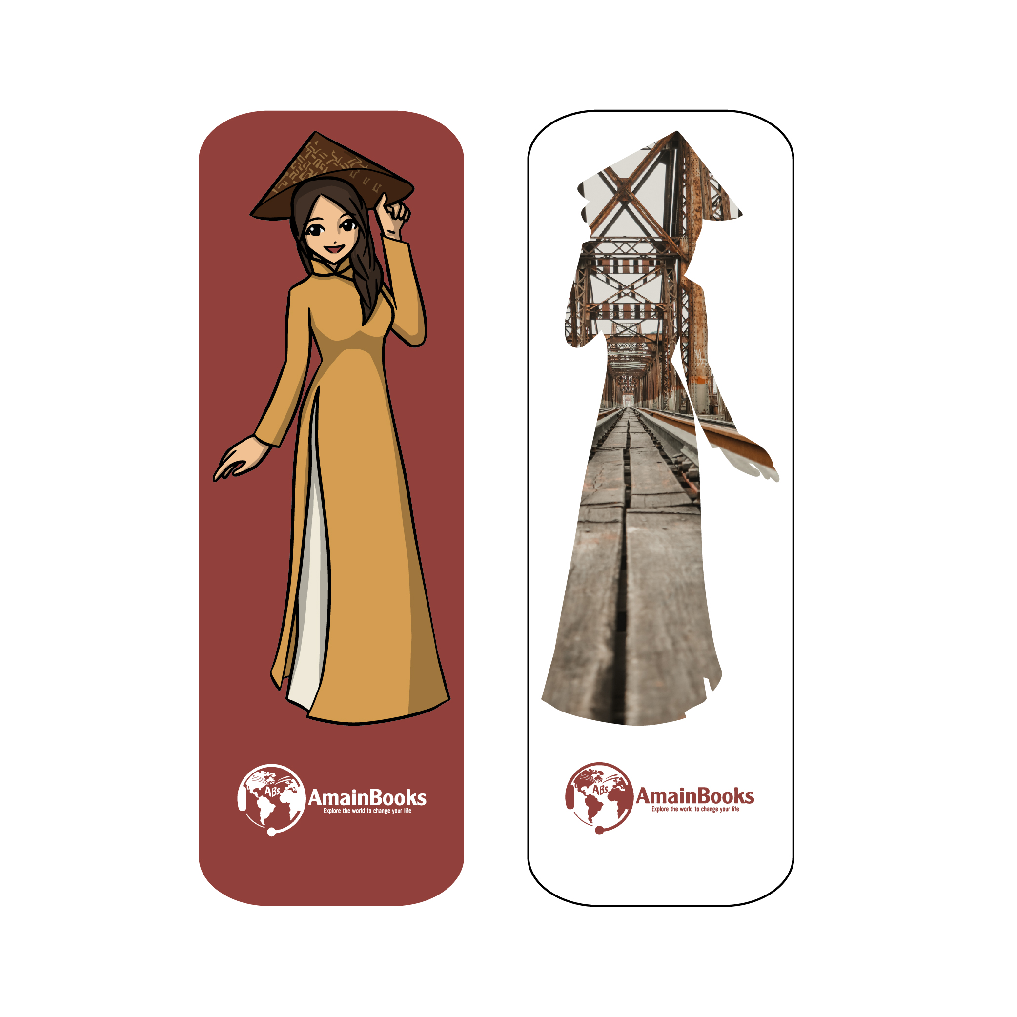 Bookmark Đánh Dấu Sách Áo Dài