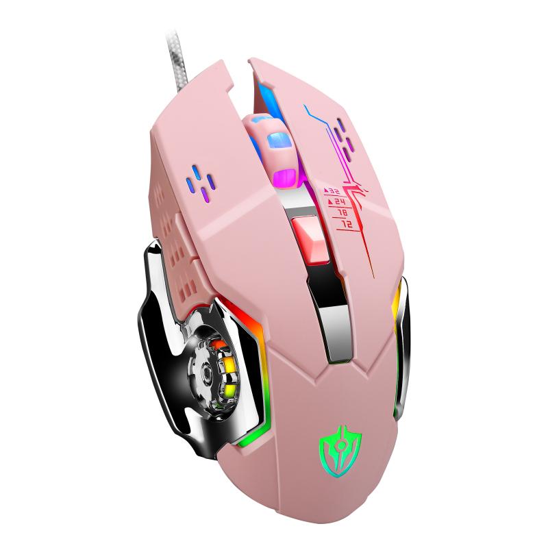 Lập Trình Macro Chuột Chơi Game 3000DPI Có Thể Điều Chỉnh Quang Có Dây LED Chuột Máy Tính USB Game Thủ Chuột Cho Văn Phòng Laptop