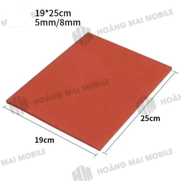 Cao su đỏ 250x200x8mm