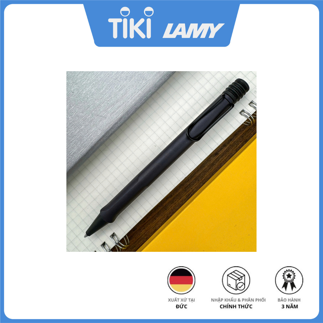 Bút bi cao cấp LAMY Safari màu 2E2 Steel black
