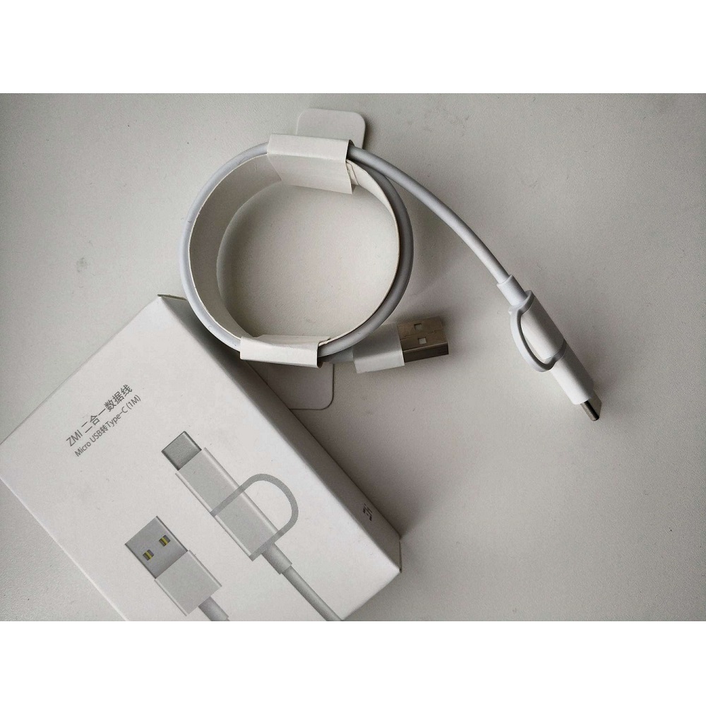 Cáp Sạc Xiaomi ZMI 2 Đầu Type-C / Micro USB - AL501 - 1m - Hàng Nhập Khẩu