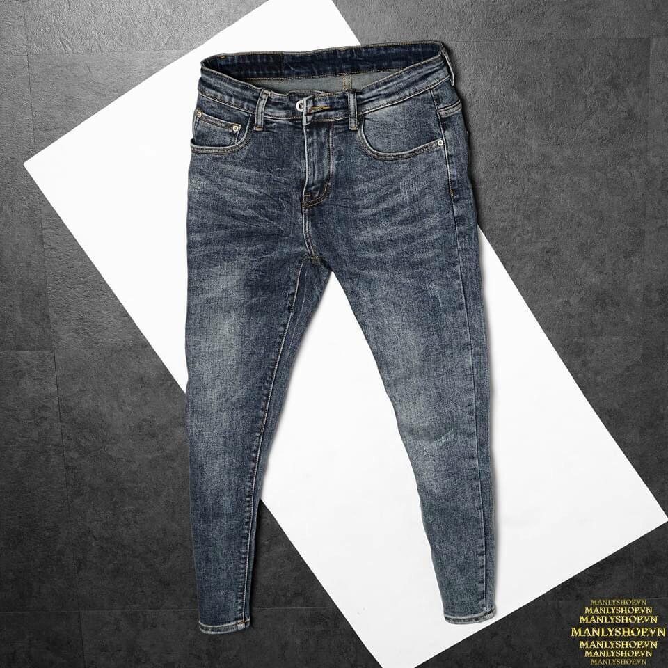 Quần jean thiết kế thể thao cao cấp nam , quần jean thời trang cao cấp nam D60