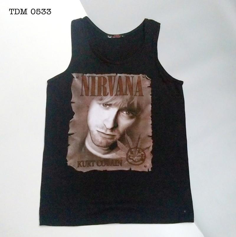 Áo Rock: áo Tanktop Nirvana - Kurt TDM 0533