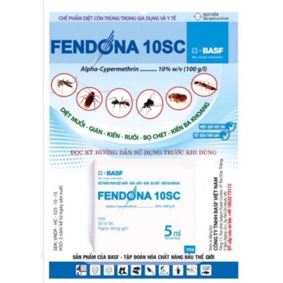 Fendona 10sc 5ml diệt muỗi, kiến, gián, ruồi, bọ chét, kiến ba khoang