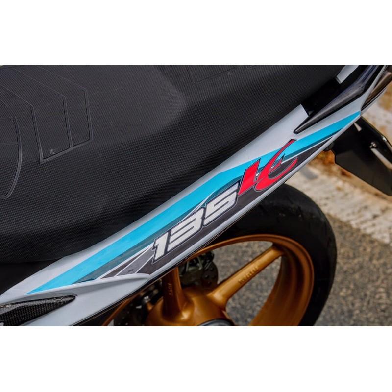 Tem rời rơi Exciter 135 Trắng đen xanh -1