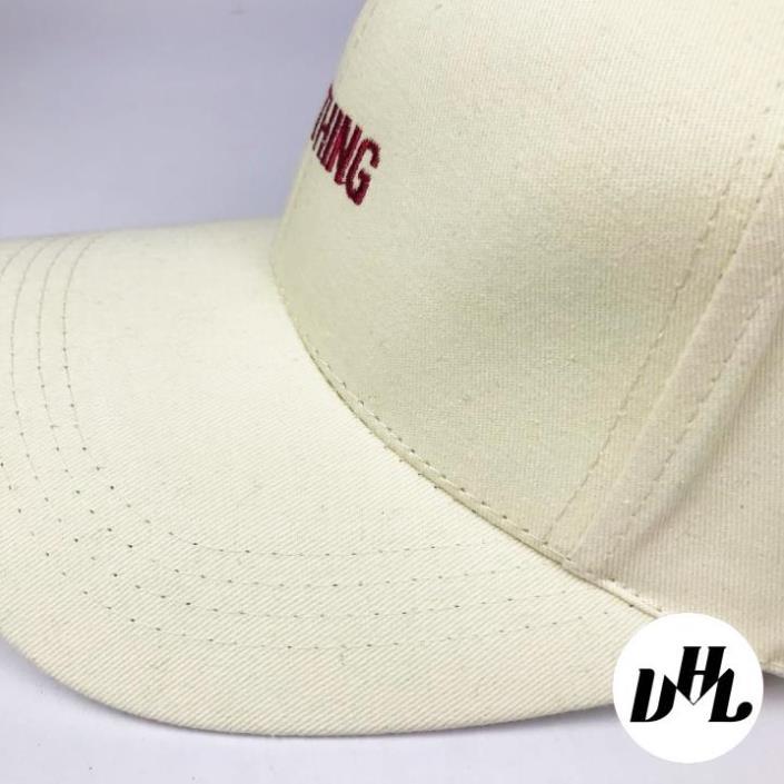 Mũ lưỡi trai VHL Store, nón kết thêu hình chữ Anything chất kaki cao cấp form unisex nam nữ