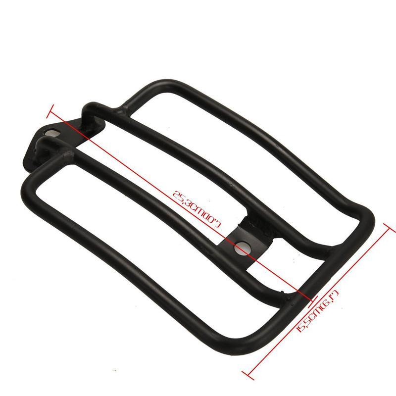 2x Motorcycle Luggage Rack Shelf Tail Frame Carrier for Harley Solo Seat