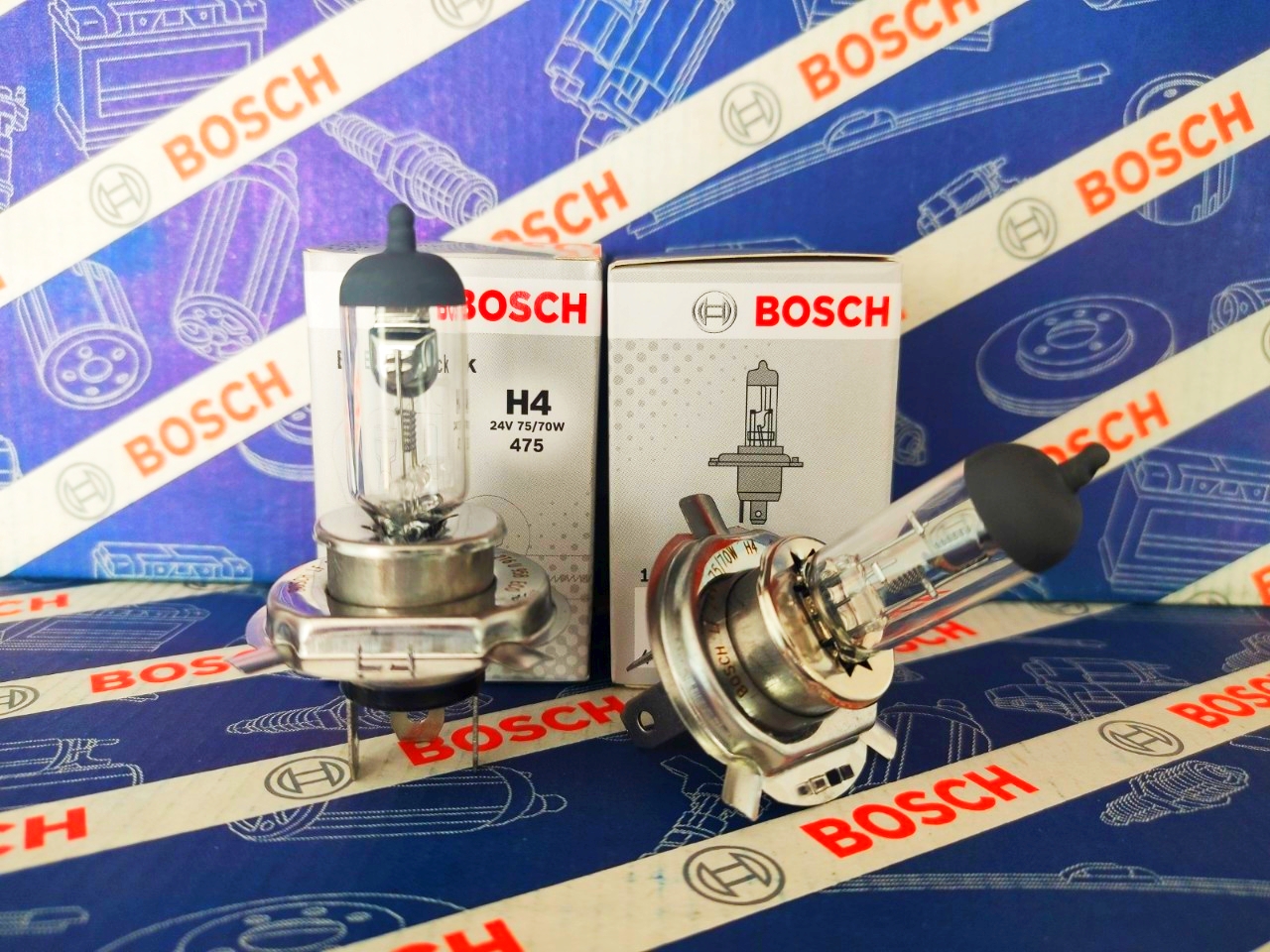 Bóng Đèn Xe Tải Bosch H4 24V 75/70W