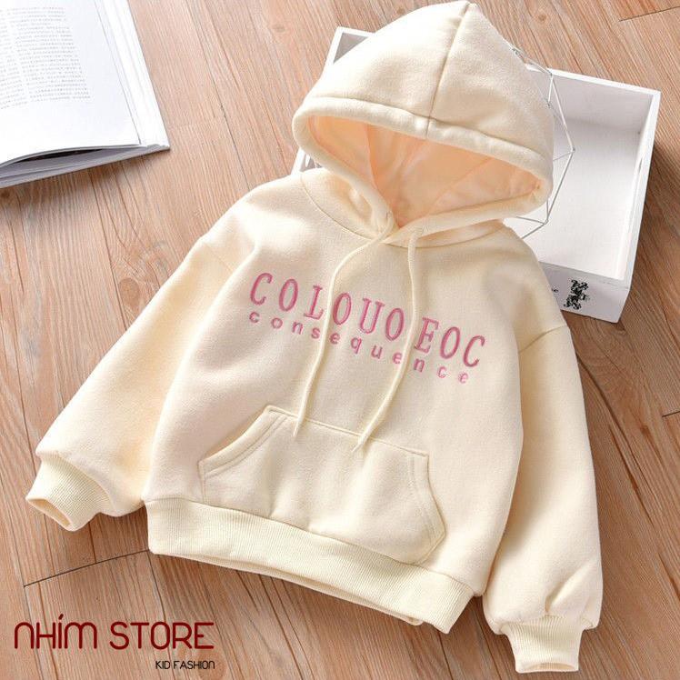 Áo nỉ hoodie cho bé từ 13 - 65kg COL