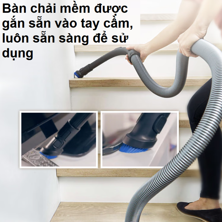 Máy hút bụi cao cấp Philips PowerPro Expert FC9735/81 công suất 1800W - Hàng Chính Hãng, Bảo Hành 2 Năm