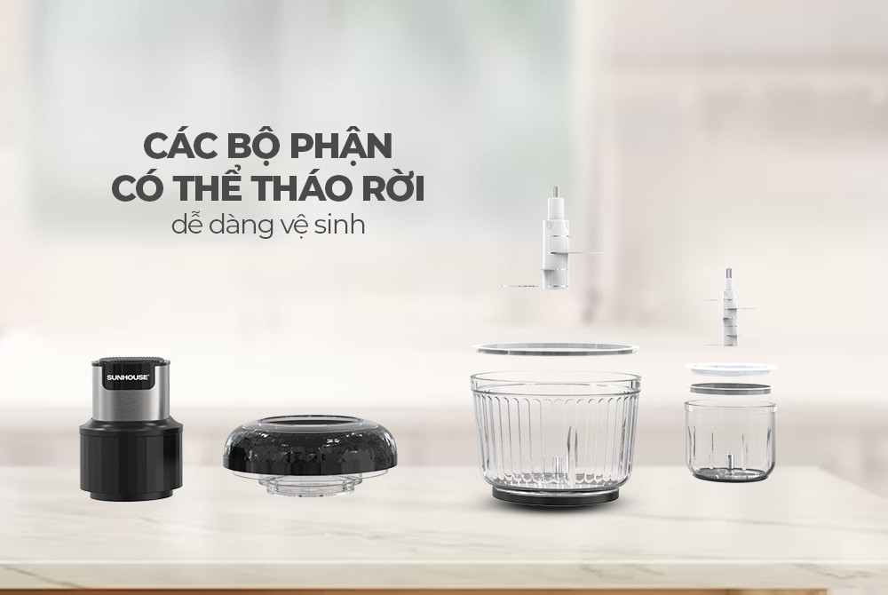 Máy Xay Thịt Đa Năng Sunhouse SHD5412 - Hàng Chính Hãng