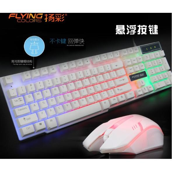 Bàn phím giả cơ và chuột chuyên game K8 3621 kết nối cổng usb