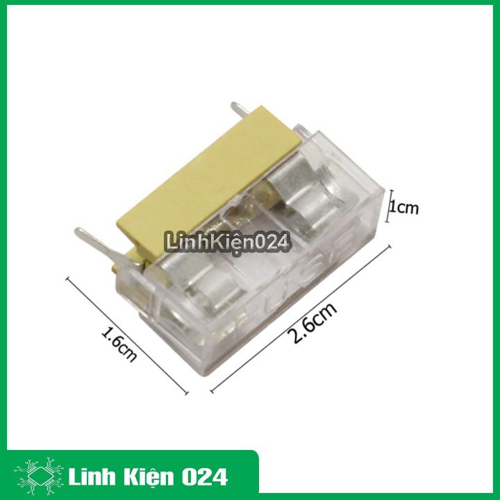 Đế Cầu Chì 5x20 - Có Nắp